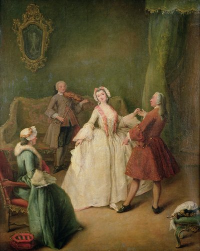 De dansles door Pietro Longhi